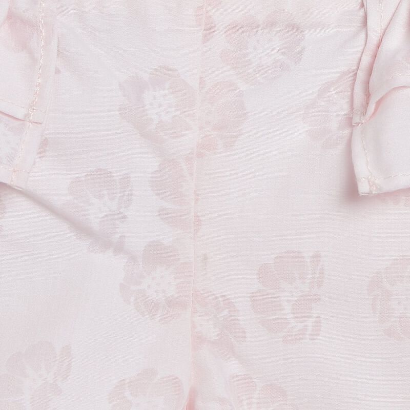 Girls Light Pink Short Woven Trousers image number 2